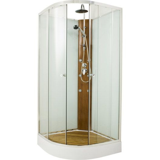 Cabine De Douche Lemon Hydromassante Mitigeur 1/4 De serapportantà Cabine De Douche 85X85 Brico Dépôt