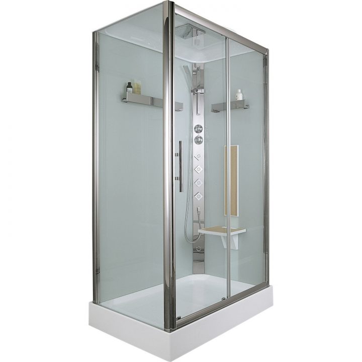 Cabine De Douche Rectangulaire 120X80 Cm, Ilia Chêne avec Cabine De Douche 85X85 Castorama