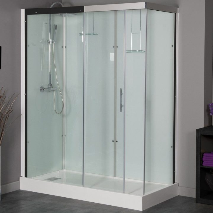 Cabine De Douche Rectangulaire 120X90 Cm, Thalaglass 2 encequiconcerne Cabine De Douche Integrale Pas Cher