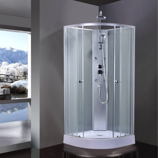 Cabine De Douche – Salle De Bains Au Meilleur Prix | Leroy pour Cabine De Douche 85X85 Brico Dépôt