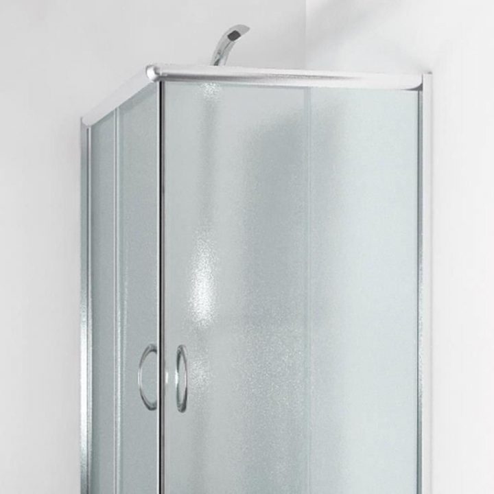 Cabine Paroi Douche 75X75 H185 Opaque 6Mm Mod. Alabama avec Cabine De Douche 75X75