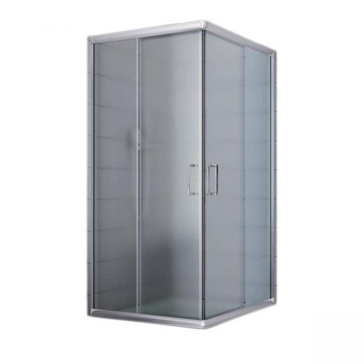 Cabine Paroi Douche 80X100 H185 Opaque 6Mm Mod. Alabama pour Cabine De Douche 75X75