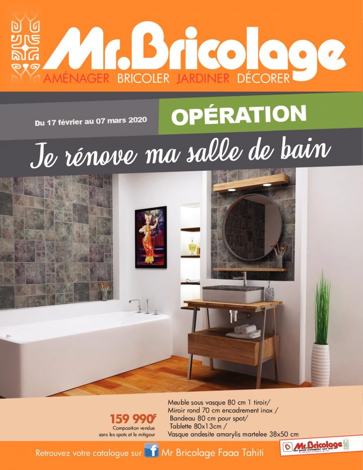 Calaméo – Catalogue Mr. Bricolage "je Rénove Ma Salle De Bain" destiné Meuble Salle De Bain Mr Bricolage