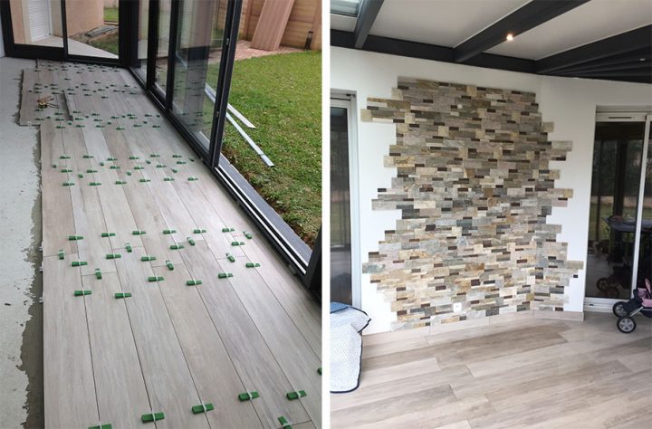 Carrelage Imitation Parquet Dans Veranda – Atwebster.fr tout Brico Depot Chartres