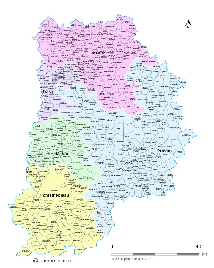 Carte De La Seine Et Marne | France Carte dedans Chambre Des Metiers Seine Et Marne