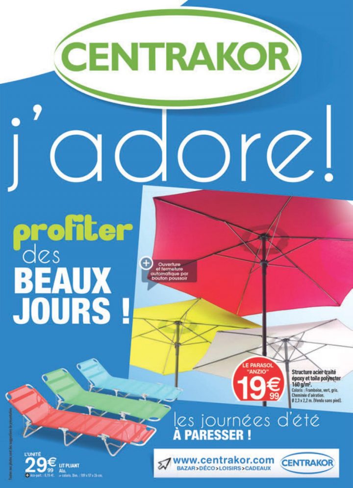 Catalogue Centrakor 04 – 15 Juin 2014 – Catalogue Az serapportantà Table De Jardin Centrakor