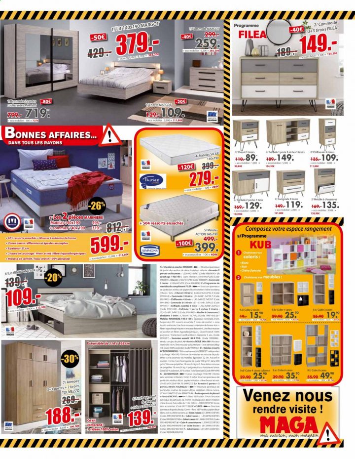 Catalogue Maga Meubles 22.06.2020 – 11.07.2020 | Vos Promos pour Maga Meuble Hericourt