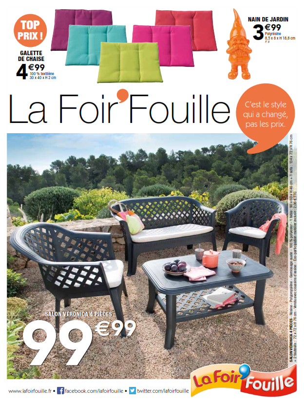 Chaise De Jardin La Foir'Fouille encequiconcerne Desserte De Jardin La Foir&#039;Fouille