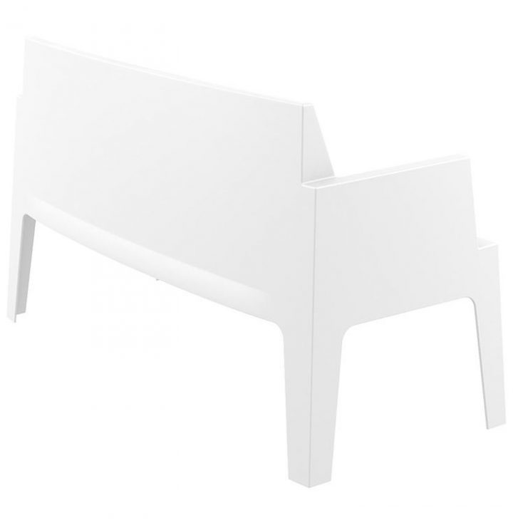 Chaise Design Plemo Xl – Banc De Jardin Blanc En Matière serapportantà Banc De Jardin Plastique