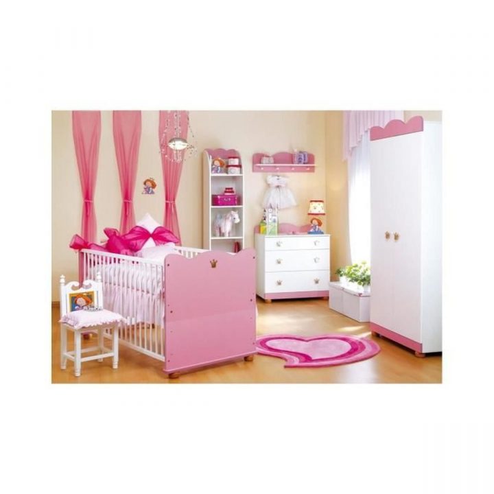 Chambre Bébé Princesse Complète – Couleur Marketing : Rose destiné Chambre Complète Bébé Pas Cher