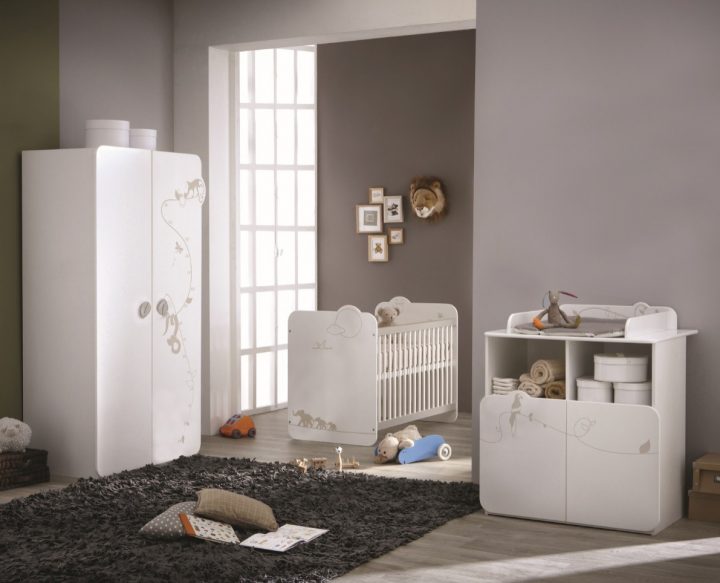 Chambre Complète Bébé 60X120 Jungle encequiconcerne Chambre Complète Bébé Pas Cher