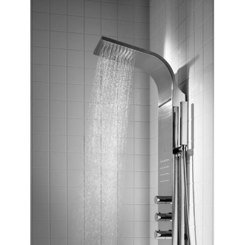 Colonne De Douche Thermostatique Avec Cascade Evolution Roca encequiconcerne Hydromassage Roca