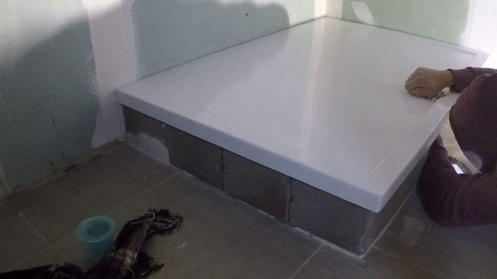 Comment Poser Un Bac De Douche À Blanc + Marquage Tuyaux D pour Bac De Douche 140X90