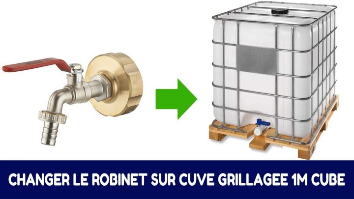 Comment Remplacer Le Robinet D'origine D'une Cuve De Récupération D'eau  1000L dedans Robinet Pour Cuve 1000 Litres