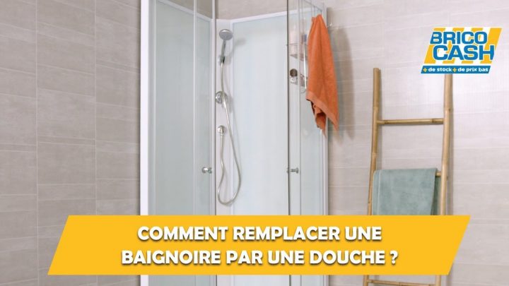 Comment Remplacer Une Baignoire Par Une Cabine De Douche ? Brico Cash intérieur Cabine De Douche Bricomarché