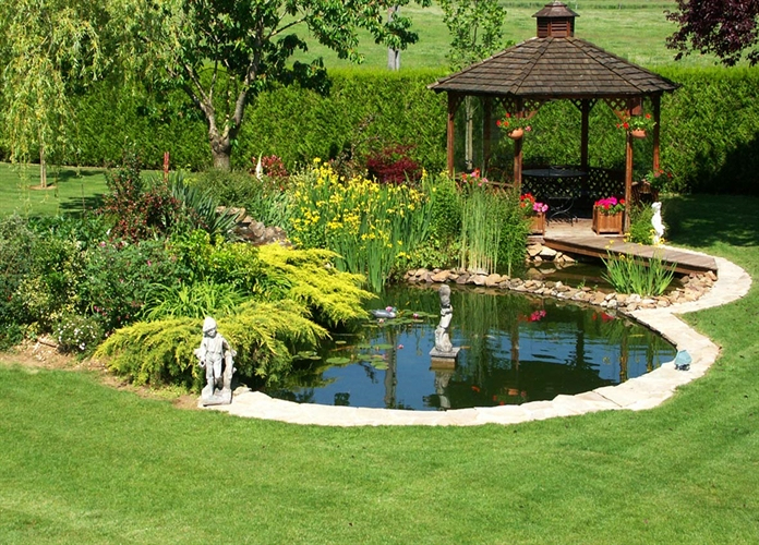 Construction Du Bassin De Jardin avec Plante Bassin De Jardin