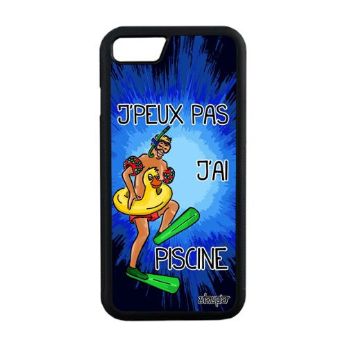 Coque Iphone 7 Silicone J'Peux Pas J'Ai Piscine Drole serapportantà Coque De Piscine A Vendre