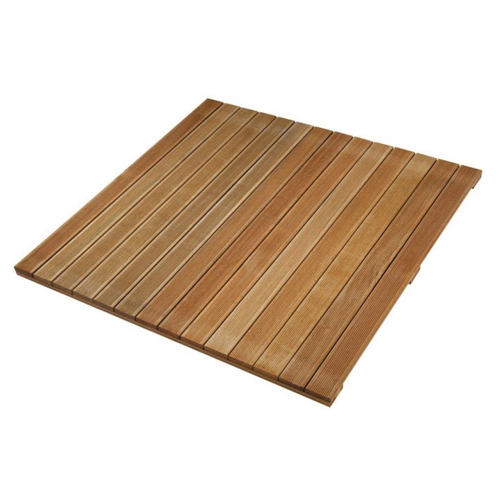 Dalle De Terrasse En Bois Exotique 100 X 100 X 2,4 Cm encequiconcerne Dalle Bangkirai 100X100