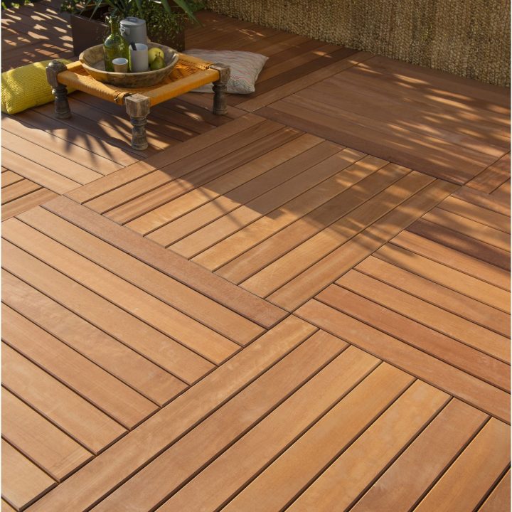 Dalle Terrasse 50X50 – Veranda-Styledevie.fr avec Dalle Caillebotis Bois 50X50