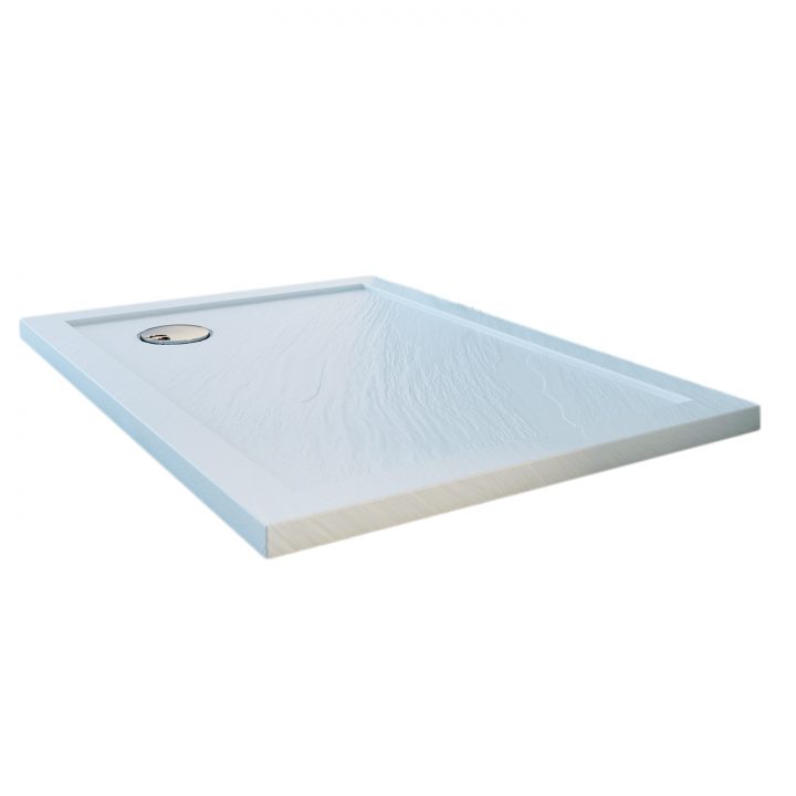 Détails Sur Receveur Plateau Bac Douche 70X70 Cm Blanc Pierre Carre Angle  Angulaire pour Bac Douche 70X70