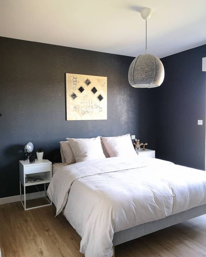 ✨Paillettes✨ Envie D'un Mur Noir Dans Votre Chambre, Mais à Peinture Pailletée Chambre