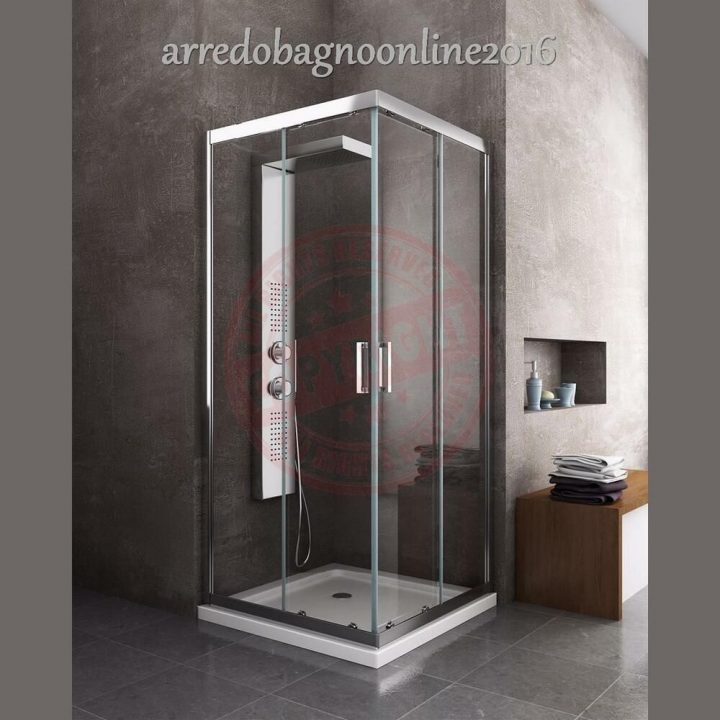 Ebay #sponsored Boîte Cabine Douche Salle De Bain Carré avec Cabine De Douche 75X75