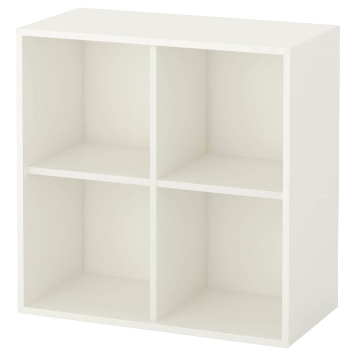 Eket Schrank Mit 4 Fächern – Weiß 70X35X70 Cm intérieur Ekia Meuble