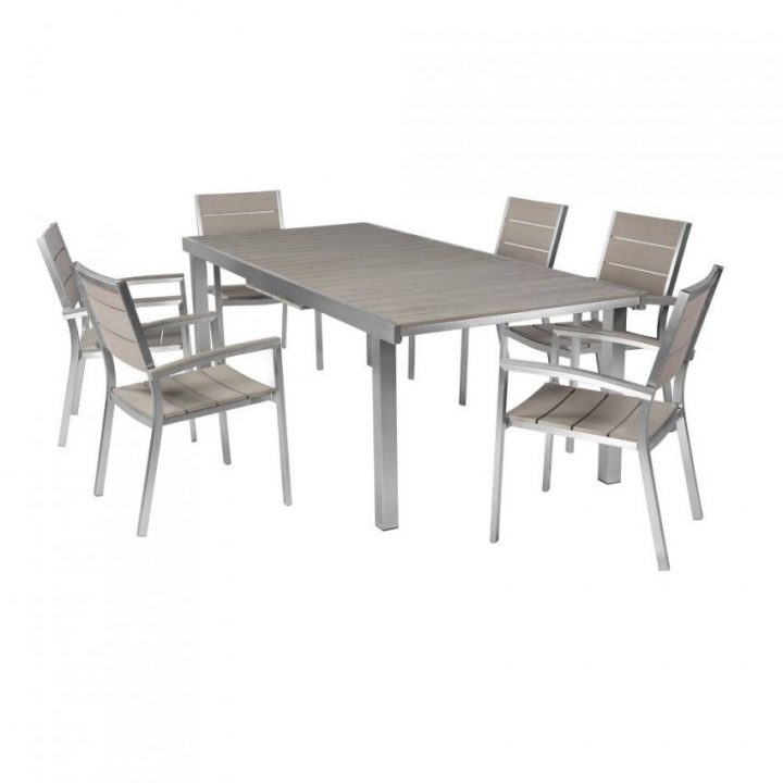 Ensemble Frejus Table + 6 Fauteuils Autres Marques encequiconcerne Truffaut Table De Jardin