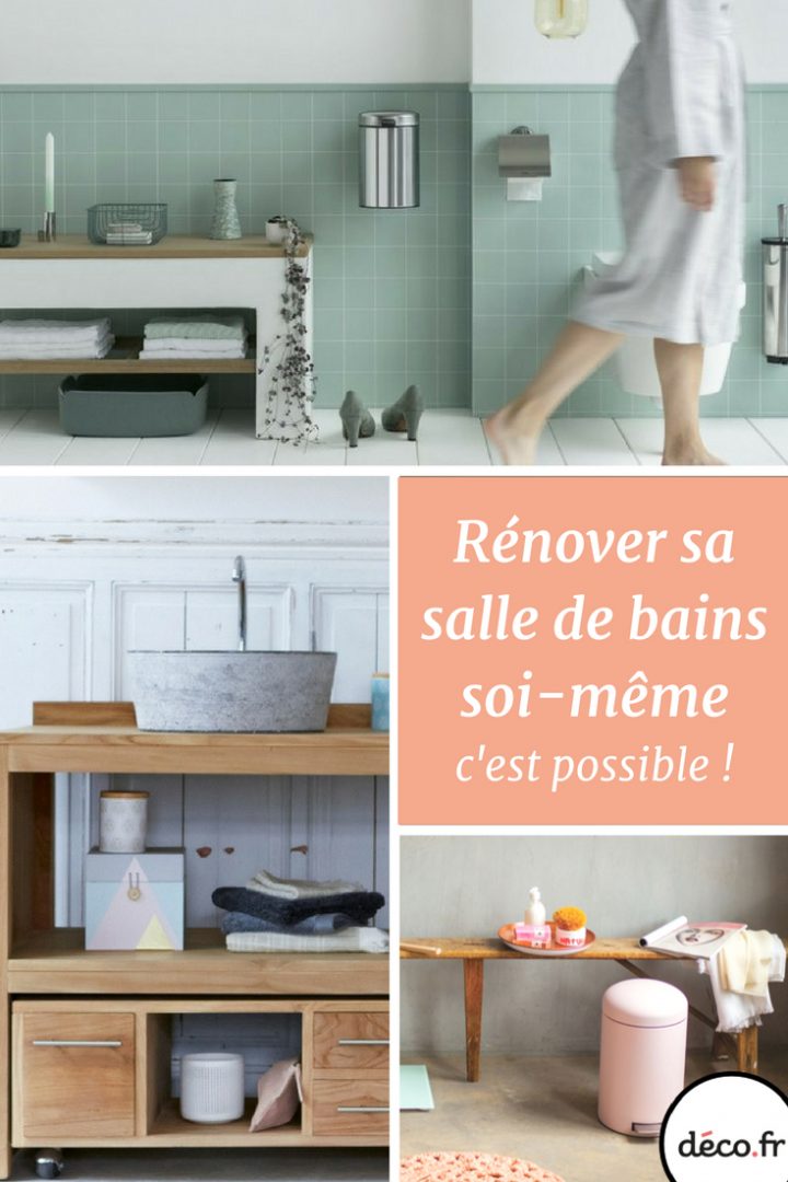 Épinglé Sur Idées Pour La Maison destiné Refaire Sa Salle De Bain Soi Même