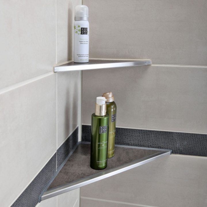 Étagère Murale – Proshelf With Prodecor Q Series – Proline à Etagere Douche Angle