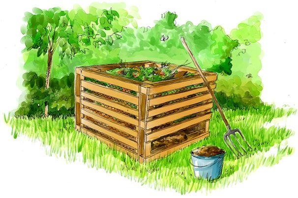 Fabriquer Un Composteur Pour Le Jardin | Fabriquer Un pour Composteur De Jardin