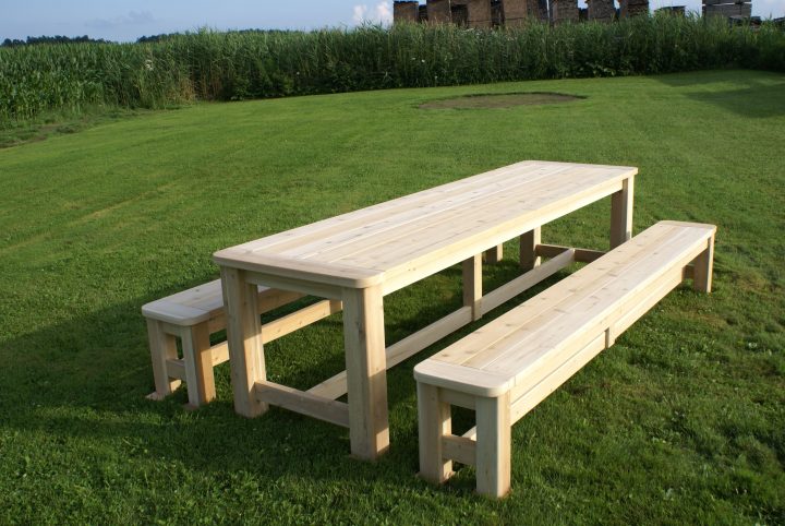 Fabriquer Une Table De Picnic En Bois | Table De Jardin à Table De Jardin En Bois Pas Cher