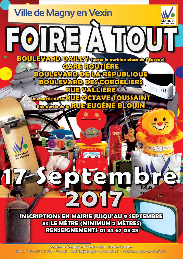 Foire À Tout – Magny En Vexin concernant Foir A Tout