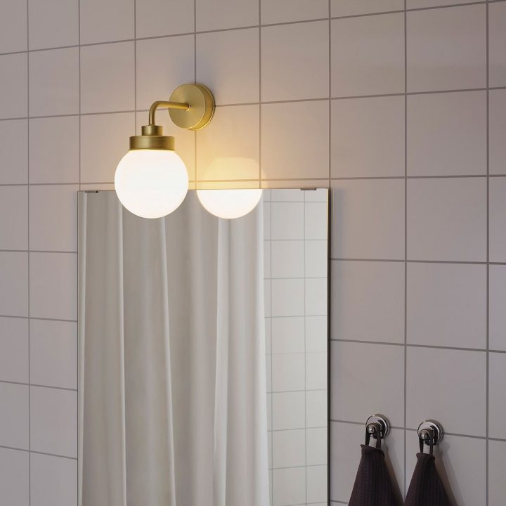 Frihult Applique – Couleur Laiton | Ikea, Luminaire Salle De pour Plafonnier Salle De Bain Ikea