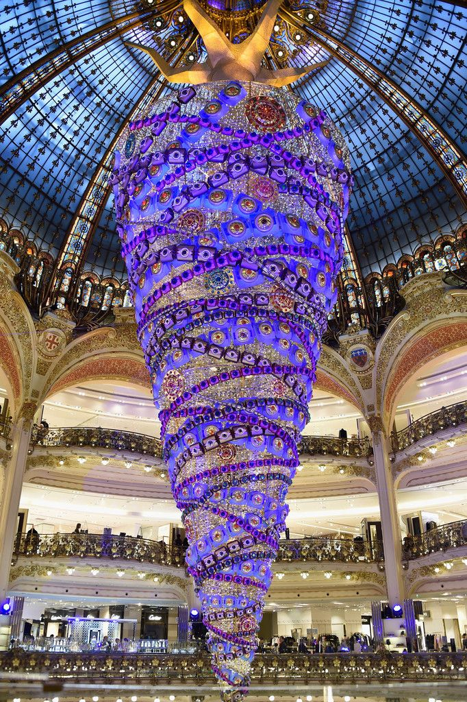 Galeries Lafayette Christmas Decorations Inauguration pour Deco In Paris