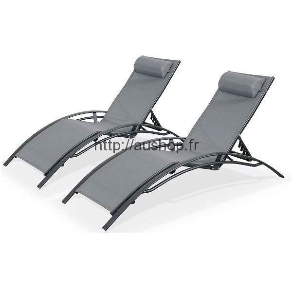 Gifi Transat De Plage - Chaises Longues pour Gifi Bain De Soleil Bahia