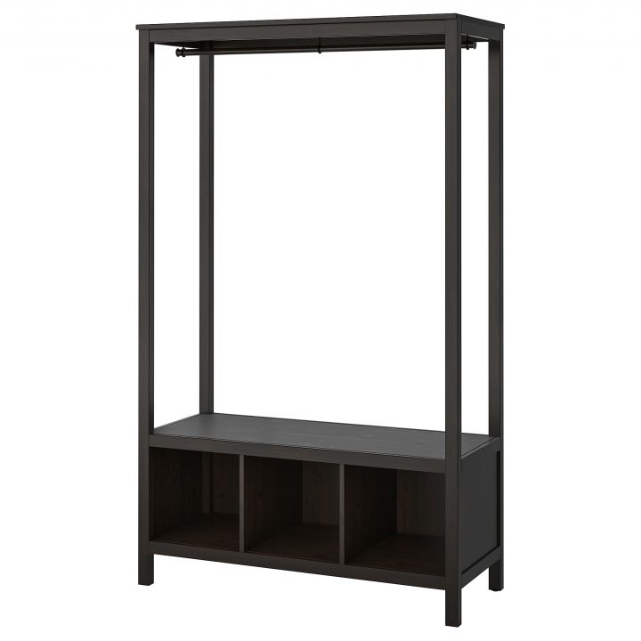 Hemnes Armoire Ouverte – Brun Noir – Ikea serapportantà Armoire De Jardin Ikea