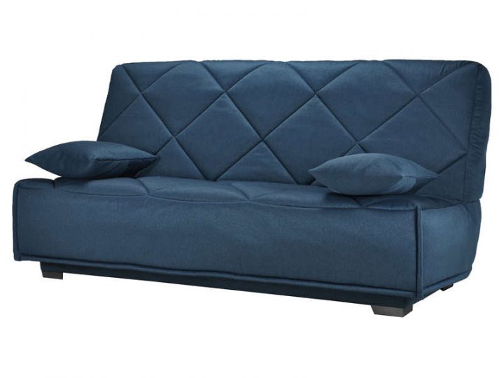 Housse Pour Clic-Clac 140 Cm Julie Coloris Bleu Nuit pour Clic Clac Conforama