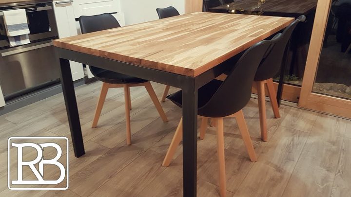 Je Fabrique Un Pietement De Table En Metal- Diy avec Fabriquer Table De Jardin