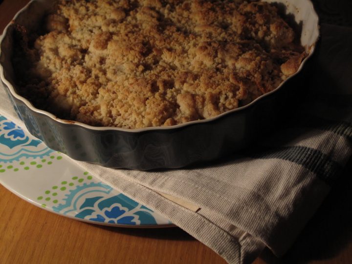 Karine In The Kitchen: Crumble Au Pralin, Pêches Et serapportantà Pralin Jardin