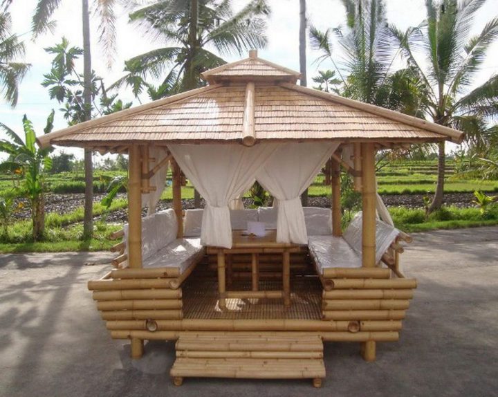 Kiosque De Jardin En Bois D'Occasion destiné Tonnelle De Jardin En Bois