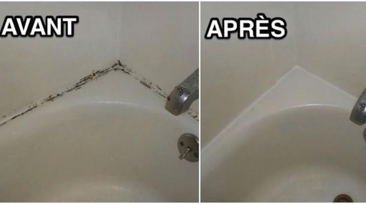 L'astuce Incroyable Pour Enlever La Moisissure Sur Les encequiconcerne Blanchir Joint Salle De Bain