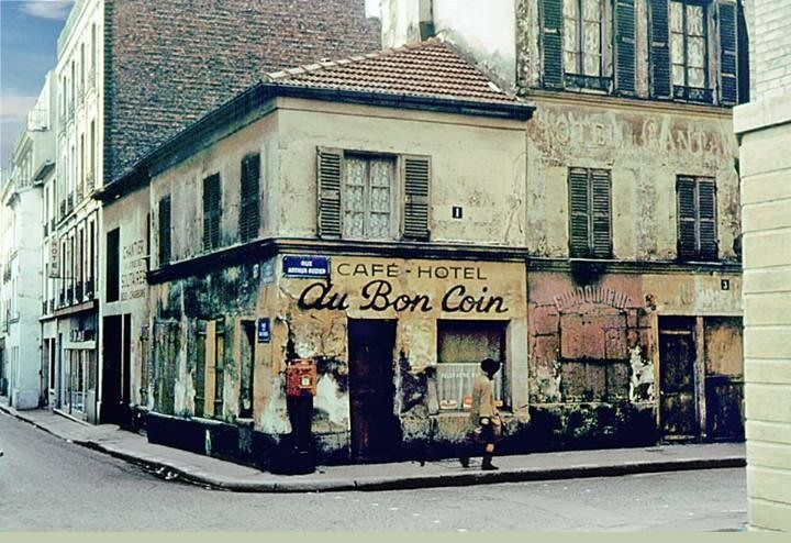 Le Café-Hôtel "Au Bon Coin", À L'Angle De Rue Arthur destiné Au Bon Coin Paris