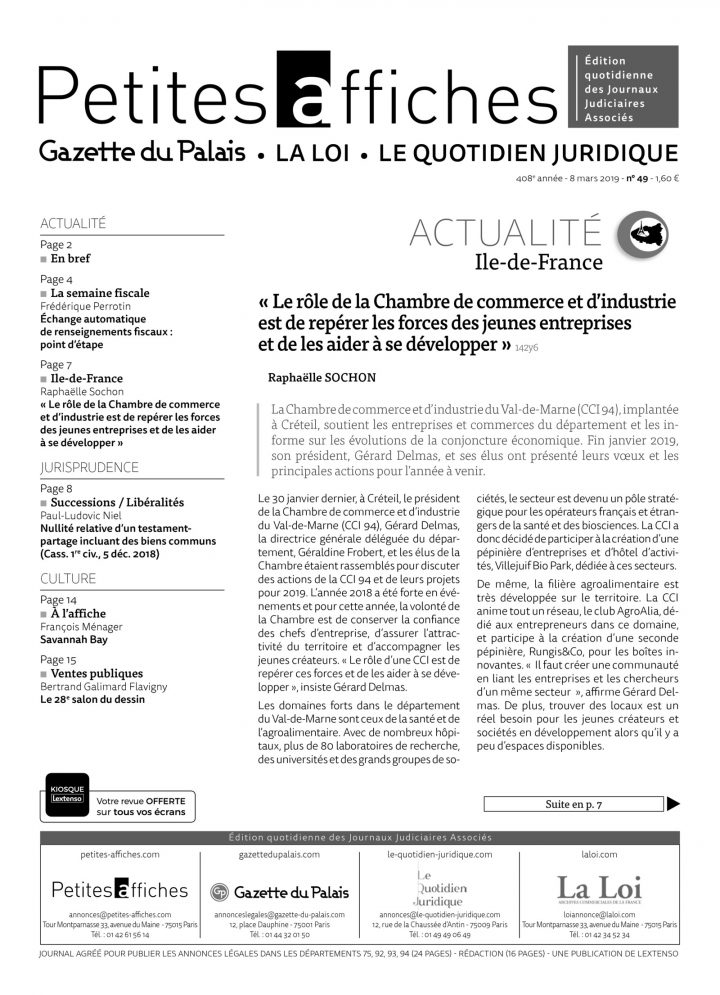 Le Rôle De La Chambre De Commerce Et D'industrie Est De intérieur Chambre De Commerce Creteil