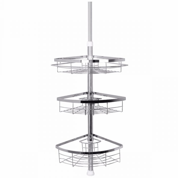 Lifewit Étagère De Douche En Acier Inoxydable Triangulaire concernant Etagere Douche Telescopique