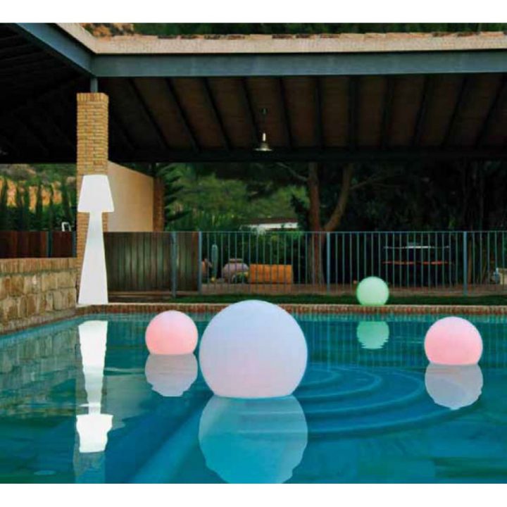 Liner, Leds, Colorants…Osez La Couleur Dans Votre Piscine serapportantà Boule Lumineuse Jardin