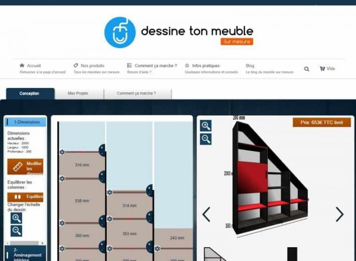 Logiciel Dressing 3D Gratuit En Ligne concernant Meuble Gratuit