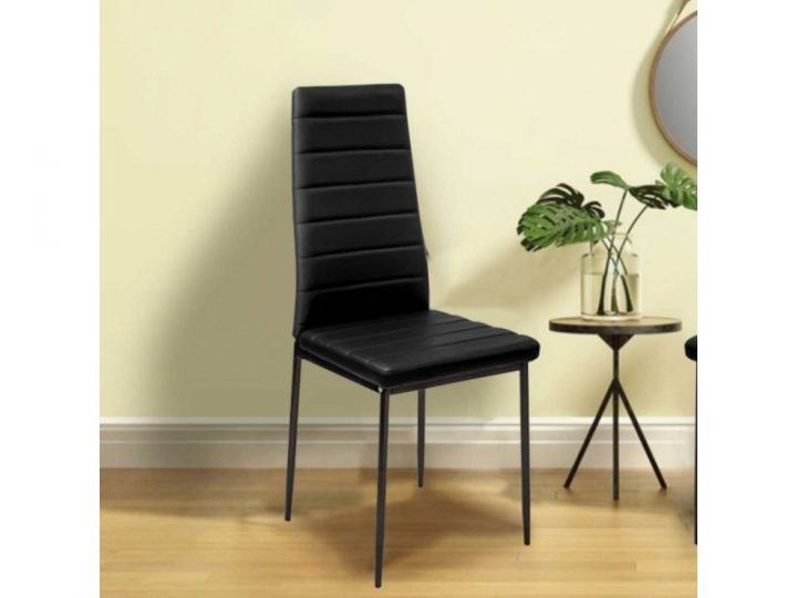 Lot De 6 Chaises Romane Noires Pour Salle À Manger – Vente dedans But Chaise Romane