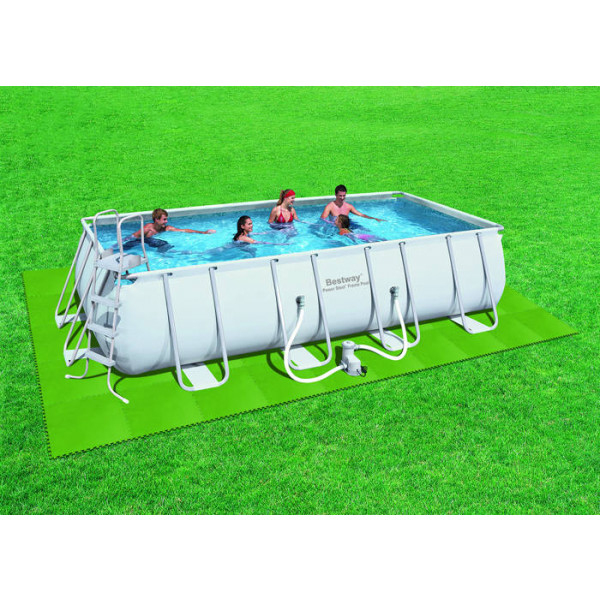 Lot De 8 Tapis De Protection 81 X 81 Cm Bestway tout Dalle Piscine Kokido