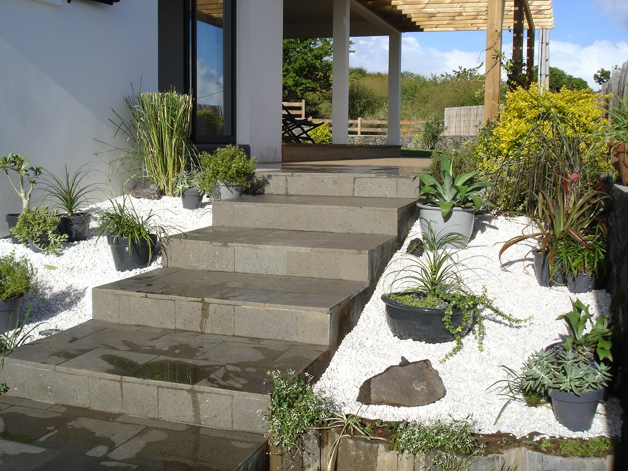 Ma Maison À La Réunion: L'Entrée destiné Jardin Devant Maison